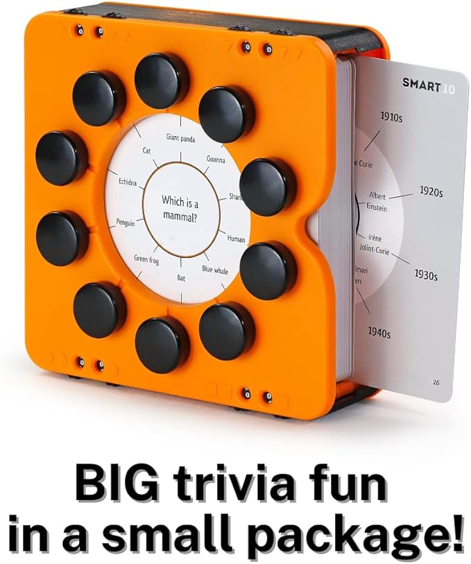 Smart 10 Pass and Play Trivia Game | Perfect Family Board Game