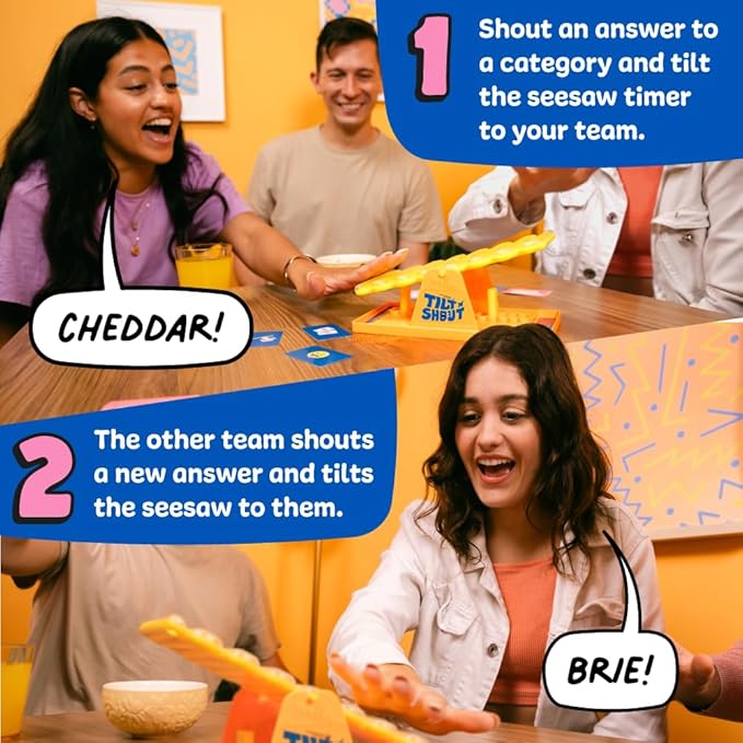 Big Potato Tilt 'n' Shout: A Speedy Family Board Game for Adults and Kids | Best New Board Games 2024