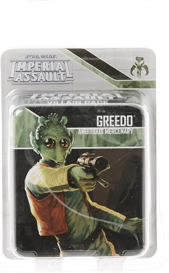 Fantasy Flight Games Star Wars Imperial Assault Board Game Greedo VILLAIN PACK - Epic Sci-Fi Miniatures Strategy Game for Kids and Adults, Ages 14+, 1-5 Players, 1-2 Hour Playtime,