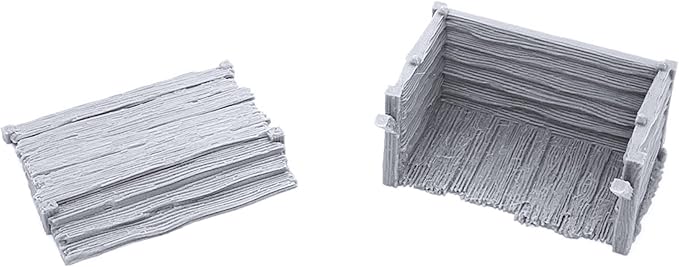 Small Rustic Barns by Printable Scenery, 3D Printed Tabletop RPG Scenery and Wargame Terrain 28mm Miniatures