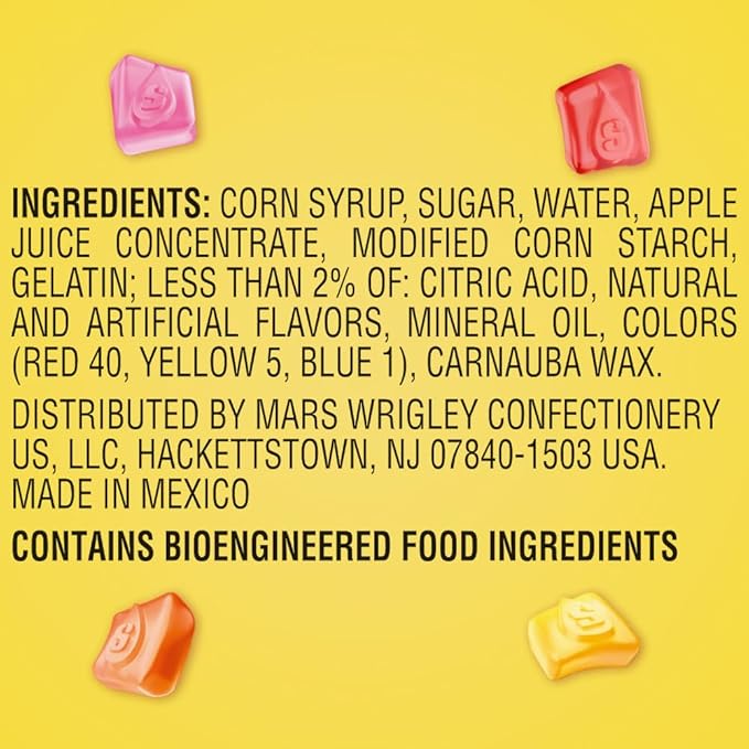 STARBURST Gummies Original Gummy Candy, 5 oz Bag (Pack of 12)