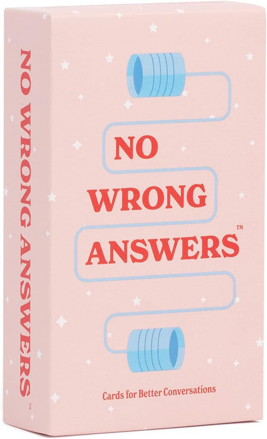 No Wrong Answers - Hilarious Card Game, Conversation Starter - Fun Activity for Family, Teens, Parties, Travel, Couples, Team Building - Great Gift for Birthdays, Mother’s Day, Father’s Day - All Ages