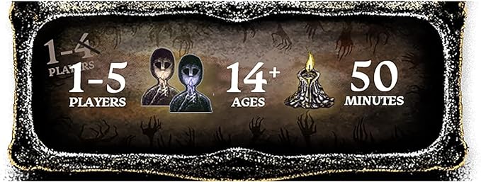 The Night Cage by Smirk and Dagger, a Spooky Cooperative Strategy Game, 1-5 Players Lost in a Dark Maze with only a Candle, Fun Horror Themed Tile Laying and Perfect for Game Night, Adults, Teens 14+