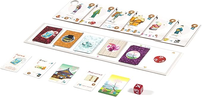 Tokaido Deluxe Board Game - Travel Adventure Strategy Game for Ages 8+, 2-5 Players, 45 Min Playtime by Funforge