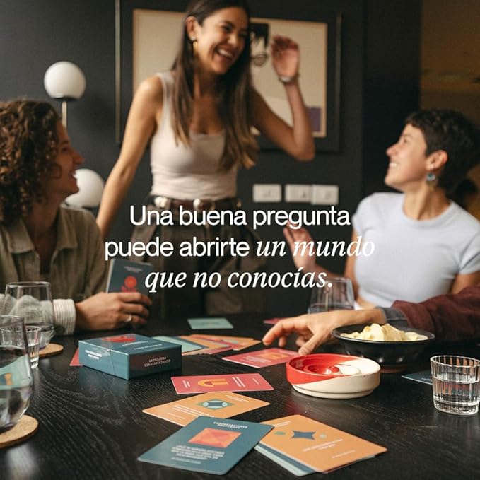 Conversaciones Profundas | Card Deck with Over 100 Questions | Perfect for Couples, Friends, and Family | Create Meaningful Connections | Strengthen Personal Bonds