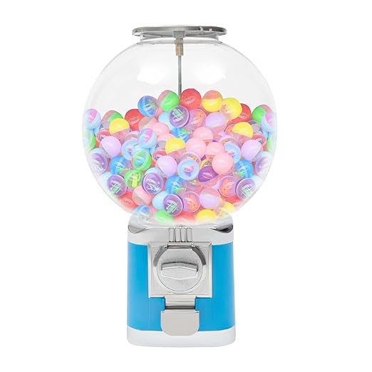 Vending Machine, 1.26 in Ball Bulk Vending Machine Classic Bubble Capsule Toys Dispenser, Commercial Candy Gumball Machine for Game Stores and Retail Stores