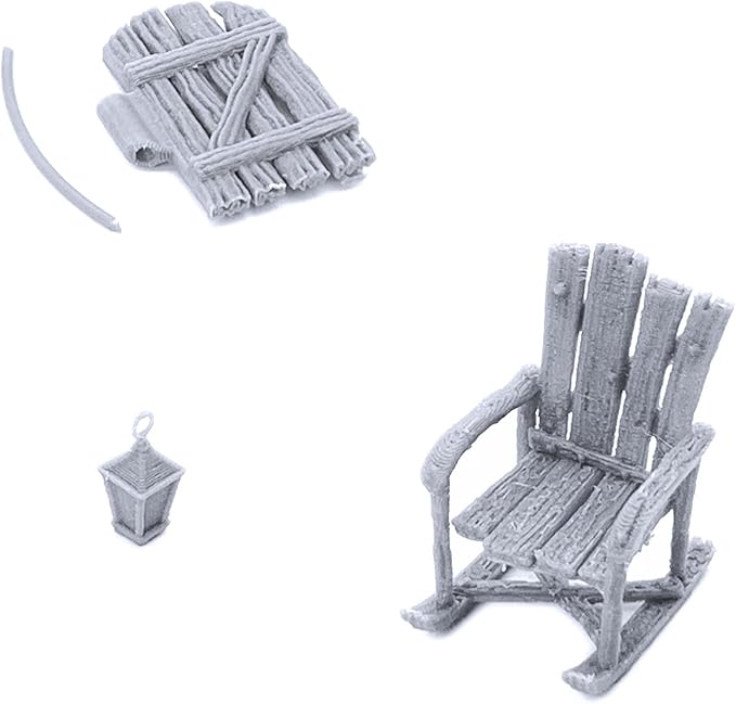 Witch's Hovel DND Terrain Compatible with Dungeons and Dragons, 28mm Miniature Wargaming, Tabletop RPGs, Wargame Scenery