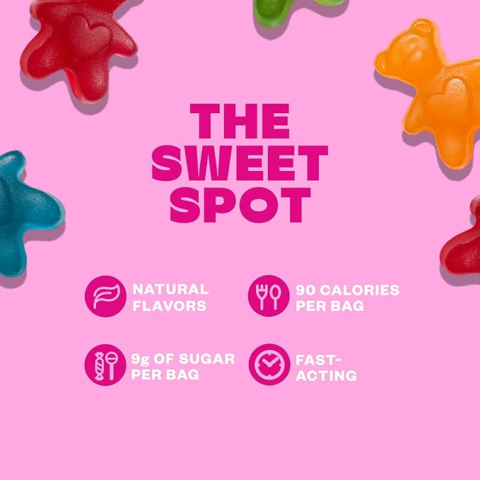 Tandy Belly Bears Fiber & Probiotic Gummies I Daily Digestive Health Gummies for Gut Health with Fresh Fruit Medley Flavor I Gluten-Free Gummy Bears I Fast-Acting Dietary Supplement Gummy I 6-Pack