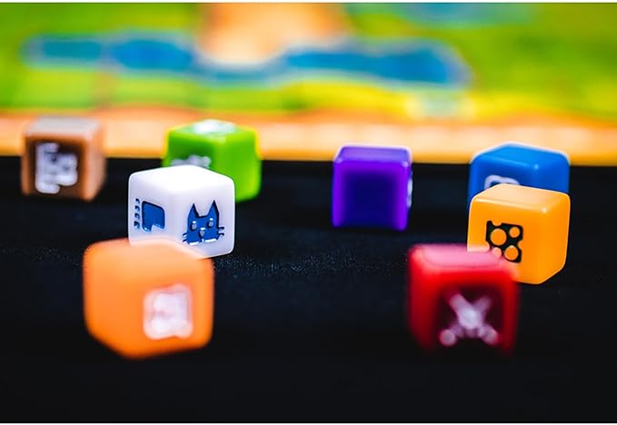 AEG Cubitos Board Game | Award-Winning Dice Racing Game | Push Your Luck Fun for The Whole Family | 2-4 Players | Ages 10+ | 30-45 Minute Playtime