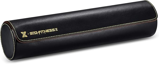 2 Set Leather Dice Cups, 10 Black Dice Cups + 50 Dice +2 Exclusive Storage and Transport Case Made of Faux Leather (Black)