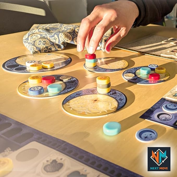 Duel Board Game - Competitive Head-to-Head Tile-Placement Strategy Game, Stunning Mosaic Art and Quick Gameplay for Kids & Adults, Ages 8+, 2 Players, 30-45 Minute Playtime, Made by Plan B Games