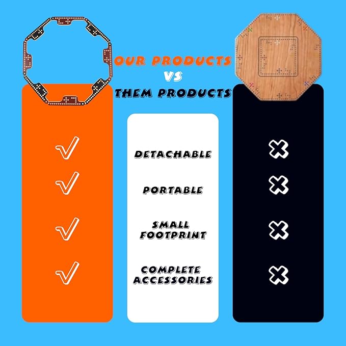 Interlocking Wood Jokers Board Game,2-8 Player Marbles and Jokers Game for Adults,Perfect Family and Party Gift with 4 Decks of Cards (Brown and Black)