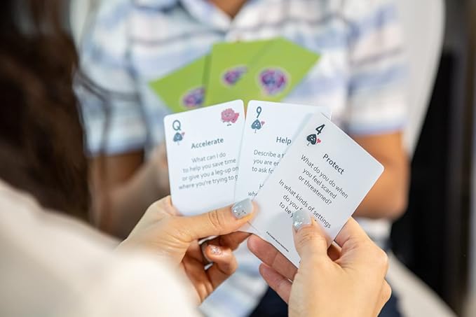 52 Essential Emotional Intelligence Training - Relationship Skills Card Game for Empathy, Trust Building Activities, Conversation Starters, Team Icebreaker Tools - by Harvard Researcher