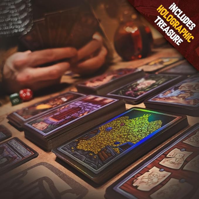 Fool’s Blade First Edition in Collectible Jumbo Sword Box - A Sword Crafting, Monster Slaying, Loot Grabbing, Backstabbing Card Game for Teens & Adults - 2-4 Players - Ages 13 and Up - 263 Cards