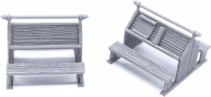 Library Furniture - DND Terrain Compatible with Dungeons and Dragons, 28mm Miniature Wargaming, Tabletop RPGs, Wargame Scenery