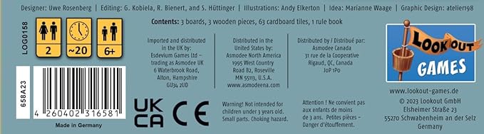 Stack'n Stuff Board Game - A Patchwork Game For Two Players! Quick and Strategic Moving Game, Puzzle Game, Fun Family Game for Kids & Adults, Ages 6+, 2 Players, 20-30 Mins