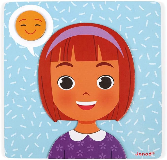 Janod Emotions Magnetic Game - 48 Pieces - Ages 2+ - J08038