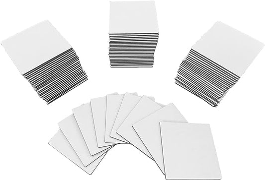 Apostrophe Games Square Board Game Tiles – 84Pcs Large Game Board Pieces Blank Game Board Chits, Same Size as Carcassonne– Create Your Own Custom Tiles