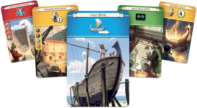 7 Wonders Armada Board Game EXPANSION - Conquer the Seas and Explore Distant Isles! Civilization Strategy Game for Kids and Adults, Ages 10+, 3-7 Players, 40 Min Playtime, Made by Repos Production
