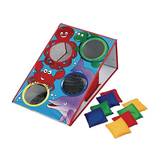 Excellerations One, Two, Three Beanbag Toss Game for Learning and Games! 27.5 inches in Length Preschool Educational Kids Toy