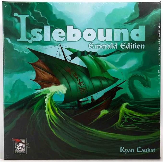 Red Raven Games, Islebound: Emerald Edition - Strategic Civilization Board Game - for 2 to 4 Players, Ages 14+