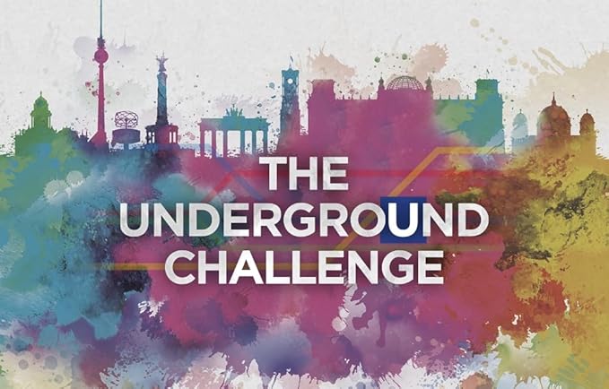 The Underground Challenge: London/Berlin - Solo Mini-Expansion for On The Underground, Train Board Game, Ages 14+, 1 Player, 60 Min