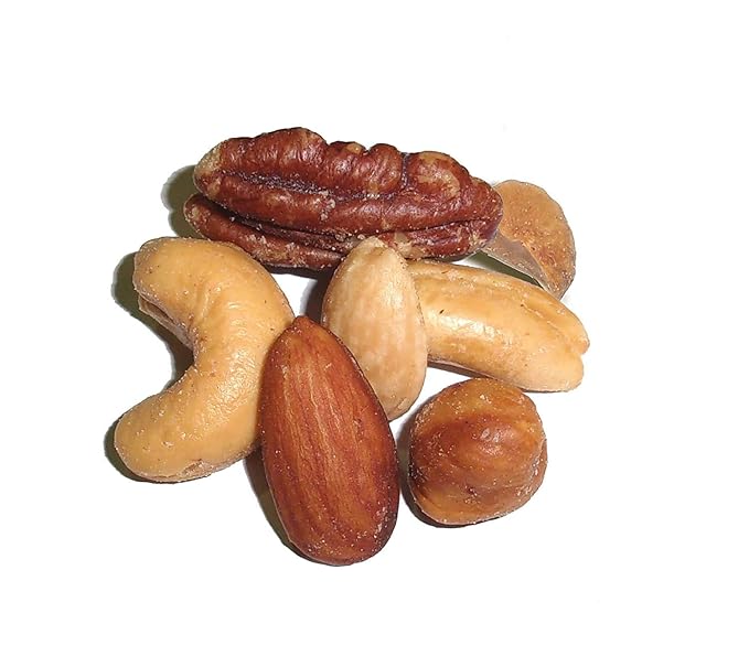 FERIDIES Deluxe Mixed Nuts Salted (9 Ounce) Nut Tin Vacuum Sealed Packaging. Cashews, Almonds, Pecans, Hazelnuts, and Macadamias.