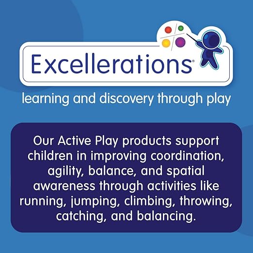 Excellerations One, Two, Three Beanbag Toss Game for Learning and Games! 27.5 inches in Length Preschool Educational Kids Toy