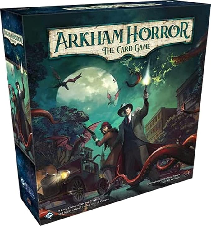 Fantasy Flight Games Arkham Horror The Card Game Revised Core Set | Horror / Mystery / Cooperative Games for Adults and Teens Ages 14+ | 1-4 Players | Avg. Playtime 1-2 Hours | Made