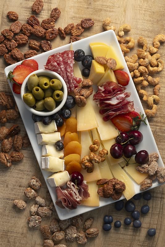 OZARK NUT ROASTERS, Chocolate-Covered Pecans, Chocolate Flavored Savory Snacks, World-Class Gourmet Candied Nuts, Resealable Pack (16.0 oz)