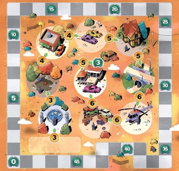 Bad Company Board Game | Gang Heist Themed Set Collection Strategy Game | Fun Family Game for Kids and Adults | Ages 8+ | 1-6 Players | Average Playtime 30-45 Minutes | Made by Matagot