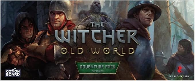 The Witcher Old World ADVENTURE PACK - Face New Challenges with 200 New Exploration Cards! Fantasy & Adventure Strategy Game for Adults, Ages 14+, 1-5 Players, 90-150 Min Playtime, Made by Go On Board