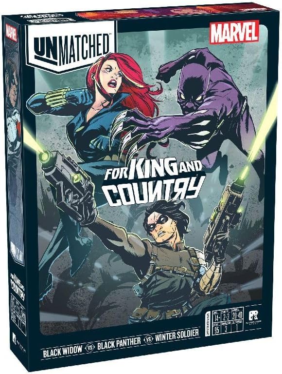 Unmatched: Marvel - for King and Country - Strategy Fighting Superhero Game for Family, Teens & Adults by Restoration Games