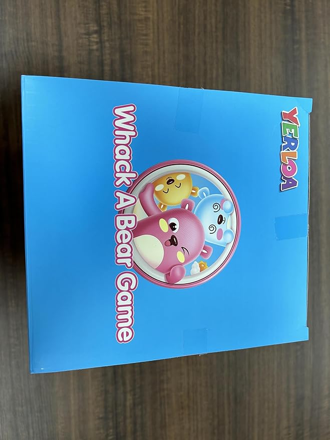 Yerloa Whack Game for Toddlers 2 3 4 5 Year Old Boy Girl Kids Easter Birthday Gift, Toys for Ages 2-4 4-6 Learning Interactive Educational Cause and Effect Toys with 2 Hammers, Music & Light