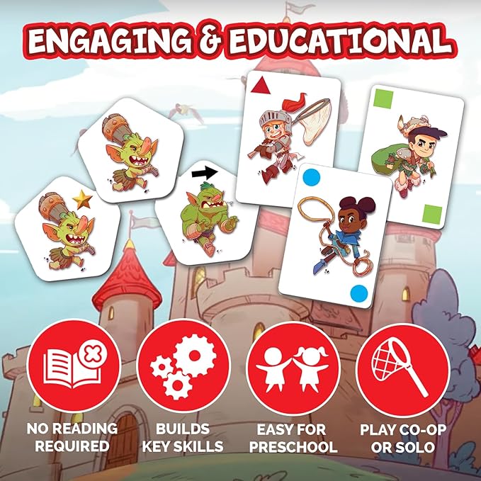 My First Castle Panic Board Game for Kids 4+ | Cooperative & Educational Fun | Teaches Strategy & Teamwork