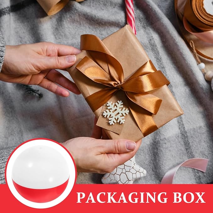 50PCS Vending Machine Capsules,1.97Inch Empty Round Balls Plastic Gumball Containers for Birthday Christmas Party Favor