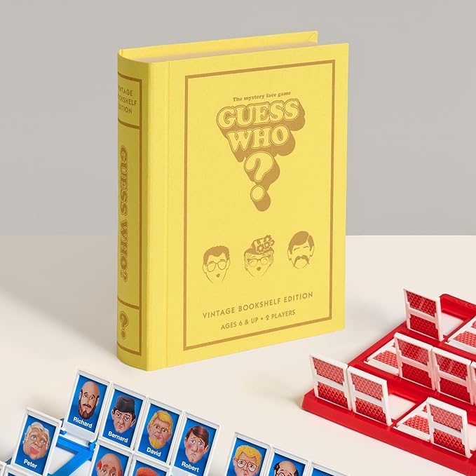 WS Game Company Guess Who? Vintage Bookshelf Edition