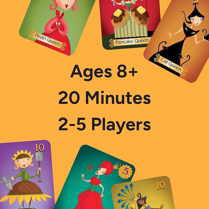 Sleeping Queens Fun Card Game for Kids and Families. Great for Kids aged 8+ and 2-5 Players, from Gamewright.