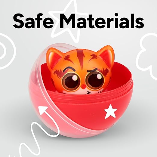 Big Claw Machine Capsules Translucent Pink Plastic Sphere Large Party Favor Containers Round 7 pcs 4.7 inch Plastic Christmas Ornaments Extra Large Gift Box Craft Party Supplies Vending Capsules