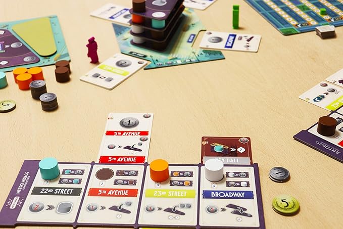 Flatiron Board Game - Build The Iconic New York Skyscraper! Architectural Strategy Game, Fun Family Game for Kids & Adults, Ages 12+, 1-2 Players, 45 Minute Playtime, Made by Ludonova