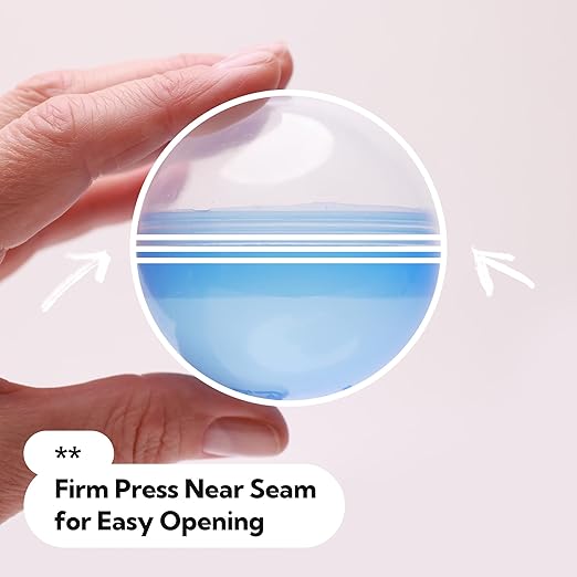 Capsule Vending Machine Semitransparent Round Capsules Empty 25 pcs 2.6 inch - Gumball Machine Capsules Bulk Claw Machine Refills Easter Basket Stuffers DIY Craft Supplies