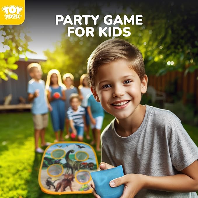 TOY Life Bean Bags Toss Carnival Game, Cornhole, Outdoor Toys for Kids Ages 4-8, Backyard Game Sports & Outdoor Play, Outside Toys for Ages 5-7, Family Lawn Yard Games Birthday Party, Gift for Boys