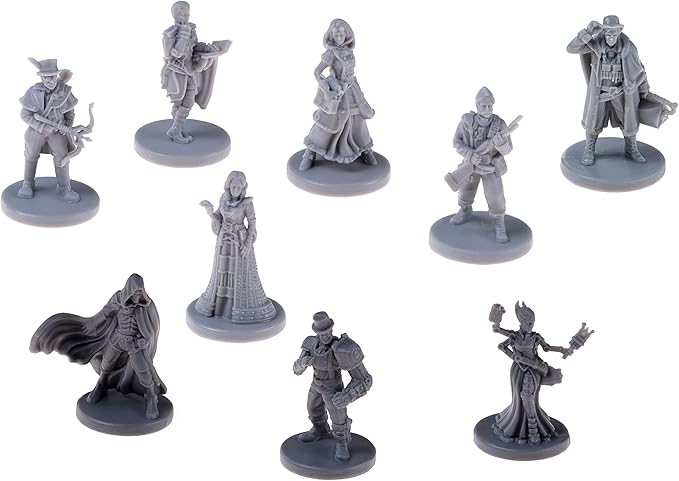 City of The Great Machine Board Game | 1-4 Players | Ages 14 and up | Steampunk | One-vs-Many | Hidden Movement | Cooperative & Solo | Average Playtime 45-90 min