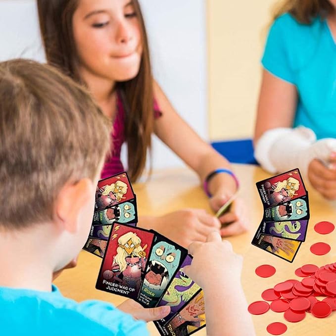 Coopay 1000 Pieces 1 Inch Bingo Chips Bulk, Bingo Markers for Math Practice, Plastic Learning Counters Disks Counting Discs and Poker Chips Game Tokens Kids Reward (Red)