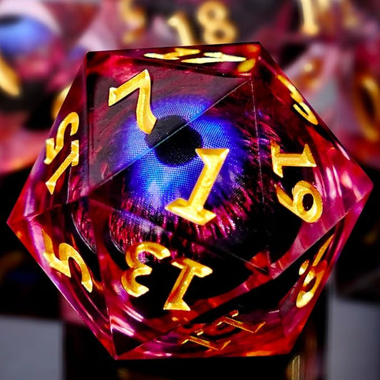 Sharp Edge Dice Set d&d,Dungeons and Dragons Dice,Polyhedral DND Dice Set for Board Games