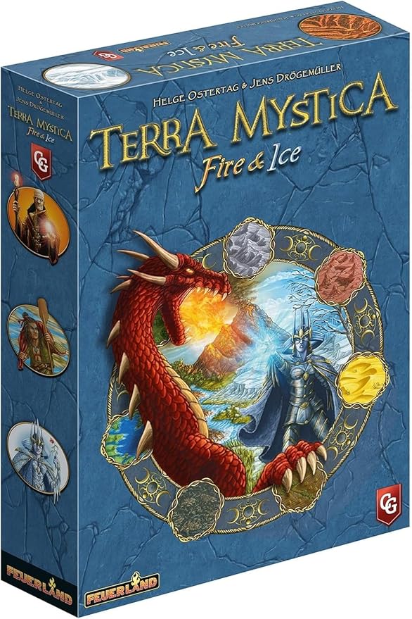Terra Mystica Fire & Ice, Expansion, Strategy Board Game, Terra Mystica Core Game Required to Play, 6 New Factions Introduced, Ages 14 and Up