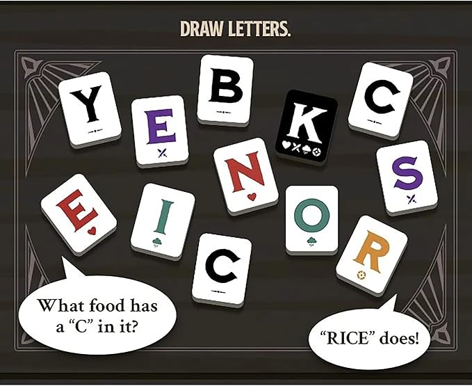 Gap Closer Games | Illiterati | Cooperative Board Game | Word Family Game | 1 to 5 Players | Ages 7+ | 30 Minutes