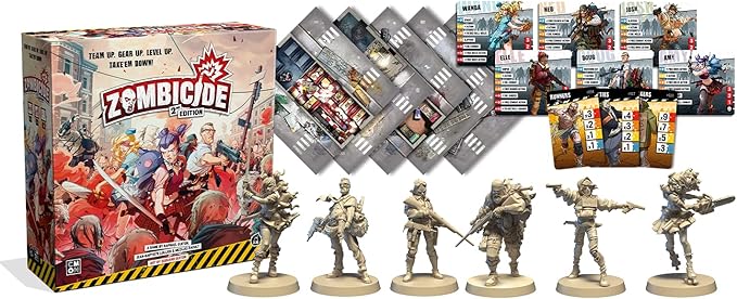 Zombicide 2nd Edition Strategy Board Game | Cooperative Game for Teens and Adults | Zombie Board Game | Ages 14+ | 1-6 Players | Avg. Playtime 1 Hour | Made by CMON