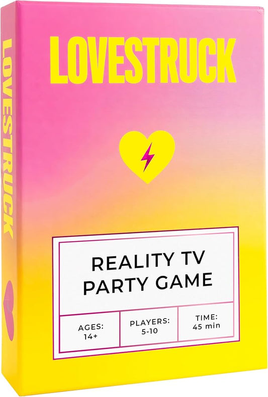 Lovestruck - Reality TV Party Board Game | 5-10 Players, for Groups, Adult Game Night, No TV Knowledge Needed, Social Deduction