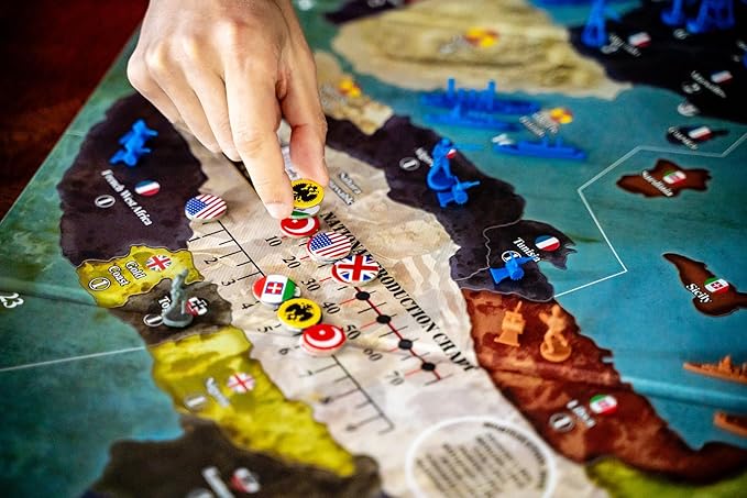 Renegade Game Studios: Axis & Allies: WWI 1914 - A Strategic War Board Game for 2-8 Players, Ages 14 and up, Intense Strategy Gameplay, 4 to 6 Hour Play Time
